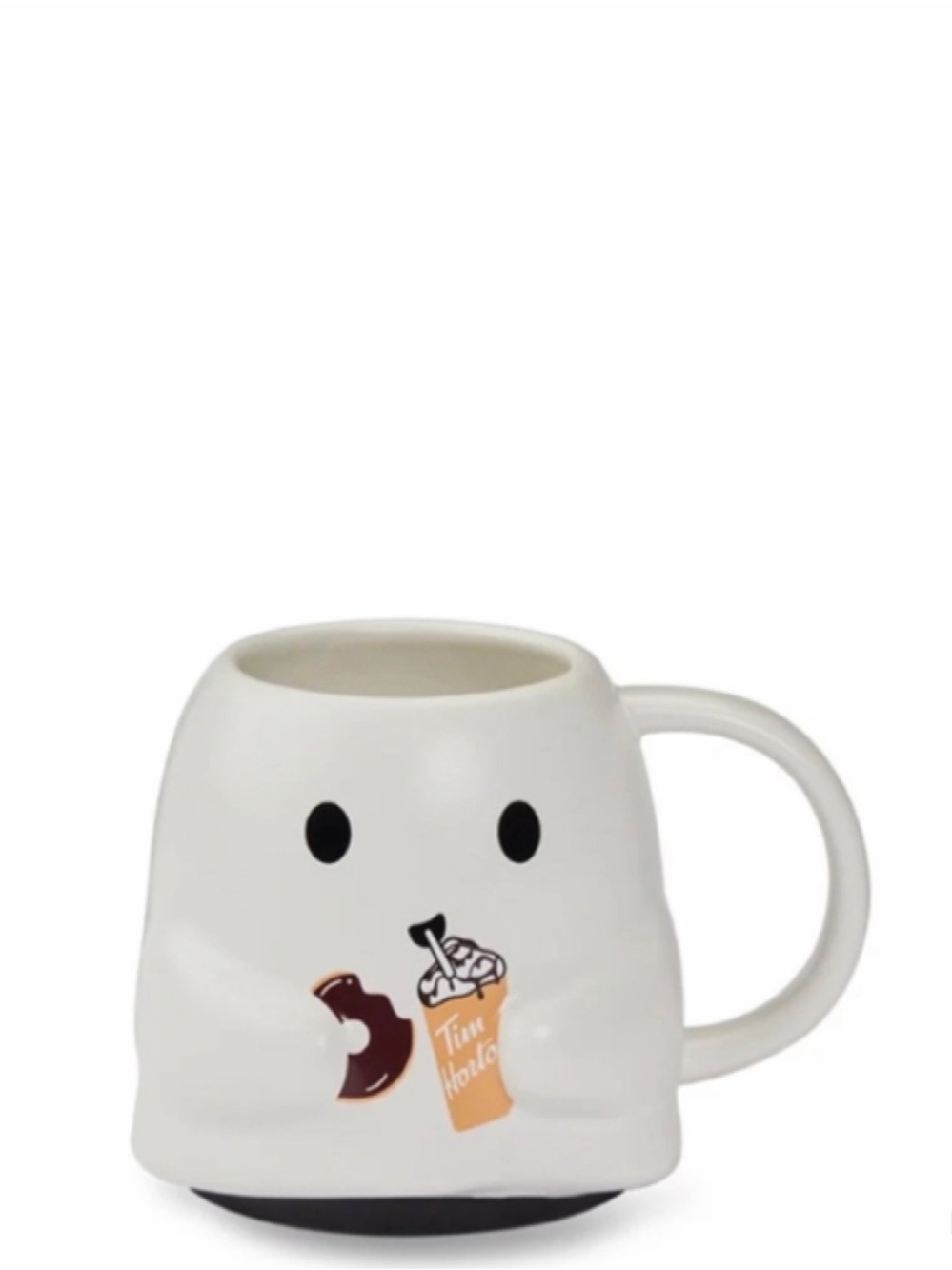 NEW Tim Hortons Halloween Ghost Mug Color Changing Donut And Bats Mug 👻 🦇